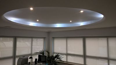 Techo circular de escayola